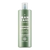 ManCave Shampoo Herren, 500 ml Koffein Shampoo, Shampoo gegen Haarausfall, Natürliche Formel für...