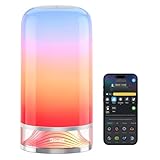 Govee LED Tischlampe, Nachttischlampe Touch Dimmbar RGBICWW, Steuerung von Alexa mit 64 Szenenmodi,...
