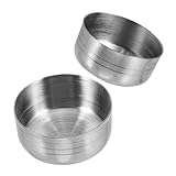 STOBAZA 2 Stück Edelstahl Shaker Deckel Auslaufsicher Wiederverwendbar Spritzschutz Cocktail Shaker...