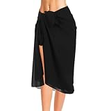 Abeillo Lang Pareos Strandkleider,Sexy Strand Wrap Sarong Damen,Vertuschung Chiffon Badeanzug,Sommer...