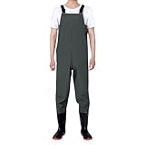 Atmungsaktive Anglerstiefel: Bruststiefel zum Angeln, wasserdichte Herren-Stiefel,...