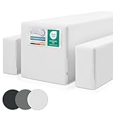 Beautissu Edles 3tlg Biertischhussen Set Blickdicht 50cm oder 70cm Bierzeltgarnitur – Dicker Stoff...