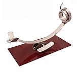 New Generation Schinkenhalter, drehbar, mit Edelstahlbeschlägen und Sockel aus Edelstahl, Farbe...