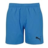 Puma Kinder Shorts Badebekleidung, Blau, 152