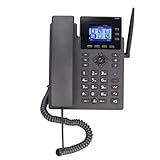 DAGT VOIP-Telefon 2,4-Zoll-Farbbildschirm 4G WiFi SIP-Tischtelefon (EU-Stecker)