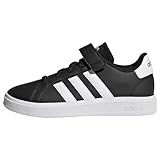 adidas Unisex Kinder Grand Court Sneakers, Core Black/Ftwr White/Core Black, 38 2/3 EU