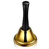 Handglocke Klassische Hand Glocke Tischglocke Service Bell Handklingel Rezeptionsglocke für Schule,...