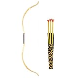 W WIDMANN MILANO Party Fashion 2793B - Pfeil und Bogen Set, Bogenlänge ca. 51 cm, mit 3 Pfeilen,...