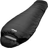 Gipfelsport Ultraleicht Schlafsack 3 Jahreszeiten [-10°C, 0°C] Ultralight Sleeping Bag [1300g]...