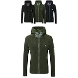 Covalliero - Damen Hoodyjacke | Zipper Hoodie aus Teddy-Fleece | Kapuzenjacke mit Reißverschluss |...