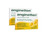 anginetten Halstabletten | schmerzlindernde Lutschtabletten Honig-Zitronen Geschmack | bei...