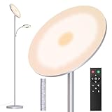 42W Stehlampe Wohnzimmer, 4200LM LED Deckenfluter mit Leselampe 2700K-6500K Stufenloses Dimmen ,...