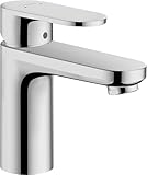 hansgrohe Vernis Blend - Waschtischarmatur ohne Ablauf, Wasserhahn Bad mit Auslauf Höhe 88 mm,...