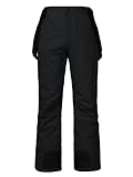 HOUZONIY Herren Skihose Gefüttert mit Hosenträger wasserdichte Winddichte Ski Hosen Schneehose...