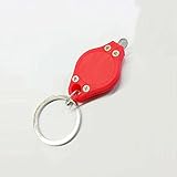 CHICIRIS Schlüsselanhänger-Taschenlampe, Ultra-Mini-PP-Material, UV-LED-Schlüsselanhänger-Licht...