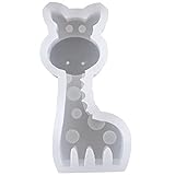 Acfthepiey Tier-Silikonform, DIY-Silikon-Kerzenform, 3D-Form (Giraffe)