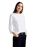 Cecil Damen Basic Boatneck T-Shirt, White, M