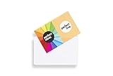 perfect line • 100 Visiten-Karten-Hüllen selbstklebend 95x60 mm, Transparent, Glasklar