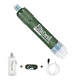 Persönliche Outdoor Wasserfilter, 3000L Aktivkohle Wasserfilter Stroh für Überleben im Freien,...