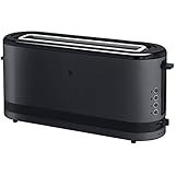 WMF Küchenminis Langschlitztoaster 2 Scheiben mit Brötchenaufsatz, Toaster schmal, XXL,...