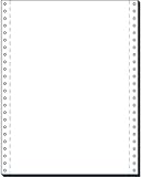 91100 Endlospapier 1fach, 12 Zoll x 240 mm (A4 hoch), 60 g, 2000 Blatt LP, Druckerpapier