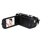 ASHATA Videokamera-Camcorder, Full-HD-Rotations-Digitalkamera-Recorder, 16X High Definition...
