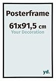 yd. Your Decoration - Bilderrahmen 61x91.5 cm - Schwarz Matt - Posterrahmen aus Kunststoff mit...