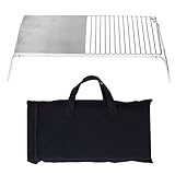 Klappbarer Grillständer aus Edelstahl für Grill, Camping, Reisen, Outdoor-Küche