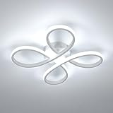Comely Deckenlampe LED, 30W 3400LM Deckenleuchte Modern, LED Deckenbeleuchtung Flower Form für...