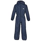 Trespass Button, Navy Blue, 6/12, Wasserdichter Regenanzug mit Kapuze für Babys & Kleinkinder 6-24...