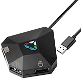 Leikurvo Adapter Maus Tastatur - Kompatibel mit PS4/PS5/Xbox/Switch - Gaming Tastatur Mouse...