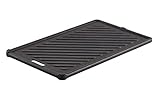 RÖSLE Grillplatte VIDERO G2-P, Hochwertige Grillplatte aus Gusseisen für Fleisch und kleine...