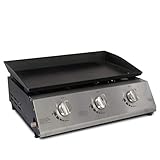 ACTIVA Plancha Grillplatte I Hochwertige Gas Grillplatte inkl. 3 Brenner je 2,1 KW I Plancha mit...