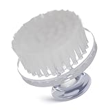 Mikikit Manuelle Gesichtsreinigungsbürste Weiß Kleines Peeling und Massage Tool zur Porentiefen...