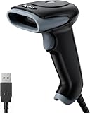 Eyoyo Barcode Scanner 1D 2D QR kabelgebunden, QR Code Scanner Handheld Barcode Leser für PC, Mac,...