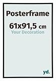 yd. Your Decoration - Bilderrahmen 61x91,5 cm - Schwarz Matt - Posterrahmen aus Kunststoff mit...