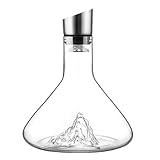 Wein Dekanter, Rotwein Karaffe, Dekanter mit eingebauter Lüftung Founder, Filter 1200ML