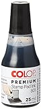 COLOP Premium Stempelfarbe 801 schwarz, auf Wasserbasis, dermatologisch getestet, 15,5 x 6,20 x 8,00...