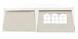 Defacto 2X Seitenteile 3m mit Seitenwand/Seitenteil und Fenster 300x180cm für 3x3 m, 3x4 m, 3x6 m...