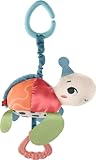 FISHER-PRICE Flotte Schildkröte - Plüsch Kinderwagenspielzeug mit Federbewegung und...