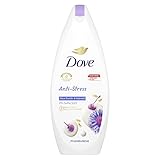 Dove Duschgel Anti-Stress Duschbad mit 3-fach Feuchtigkeitskomplex für gestresste und trockene Haut...