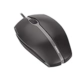 CHERRY GENTIX Corded Optical Mouse, kabelgebundene Maus mit 3 Tasten und hochauflösenden optischem...