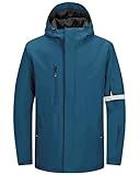 33,000ft Herren Skijacke Wasserdichte Winddichte Warme Outdoorjacke Winterjacke Funktionsjacke...