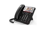 swissvoice CP2503G IP-Desktop-Telefon, Black-Silver, 2,8 Zoll Farbdisplay, 4 SIP-Konten, PoE