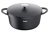 TEFAL TRATTORIA E21853 Schmortopf| Aluguss | Gussdeckel | Antihaft-Beschichtung| gute...