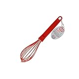 Dr. Oetker Silikon-Schneebesen FLEXXIBLE LOVE, praktischer Rührbesen aus hochwertigem...
