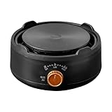 Duroecsain Kleine elektrische Platte | Teekannen-Herd, Kochplatte, Kaffee-Heizplatte, verstellbare...