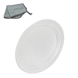 Antrader Mikrowellen-Glasplatte, Ersatzteil, 245 mm, universal, rund, für Mikrowelle, Glas,...
