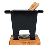 Boska - Käsefondue set klein 2 personen - Nero Tapas Fondue Klein Teelichter - 300 ml Inhalt für...