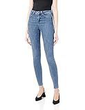 ONLY Damen Onlpower Mid Push Up Rea2981k Noos Skinny Jeans, Lightbluedenim, L / 30L EU